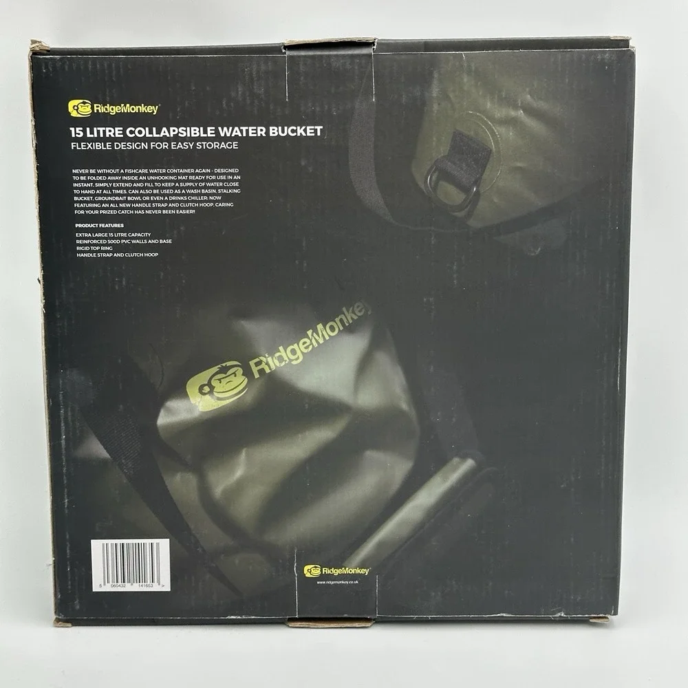 Ridgemonkey Collapsible Bucket Fishing Water‎ Basin 15L